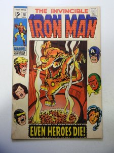 Iron Man #18 (1969) VG Condition moisture stains