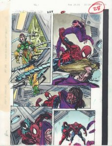 Spectacular Spider-Man #229 p.28 Color Guide Art - Scarlet Spider by John Kalisz