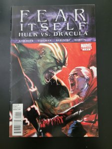 Marvel Comics Fear Itself Hulk Vs Dracula #1 2011. NM- 1st Legate ?HTF