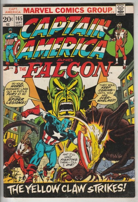 Captain America #165 (Sep-73) VF/NM High-Grade Captain America