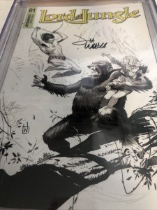 Lord Of The Jungle (2022) # v3 # 1 (CGC 9.8 SS) Signed  Lee weeks * Census = 1