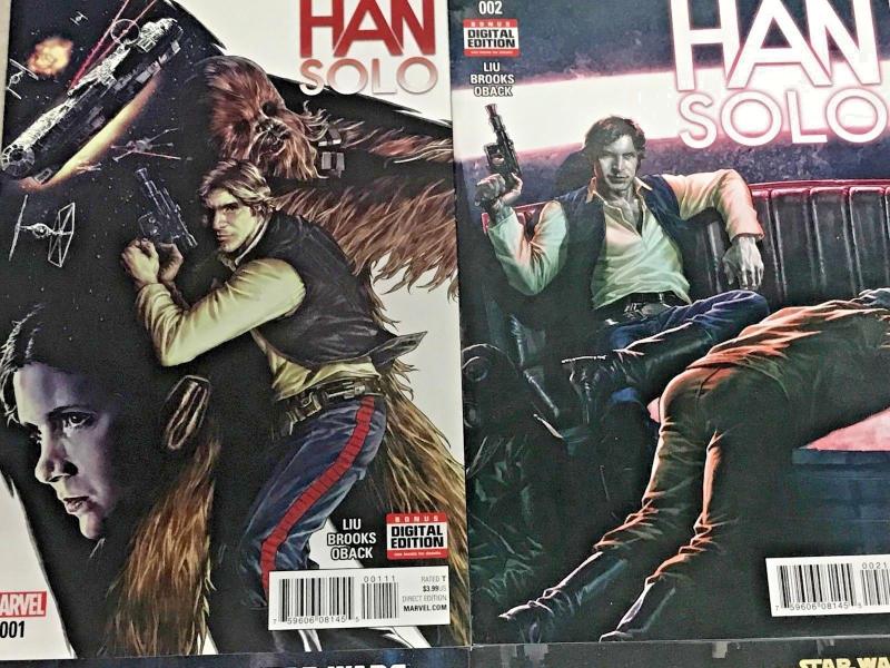 HAN SOLO#1-5 VF/NM LOT 2018 STAR WARS (4 BOOK)  MARVEL COMICS