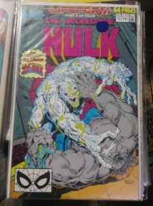 INCREDIBLE HULK annual  # 16 1990 marvel  she hulk doc samson lifeform pt 3 grey 