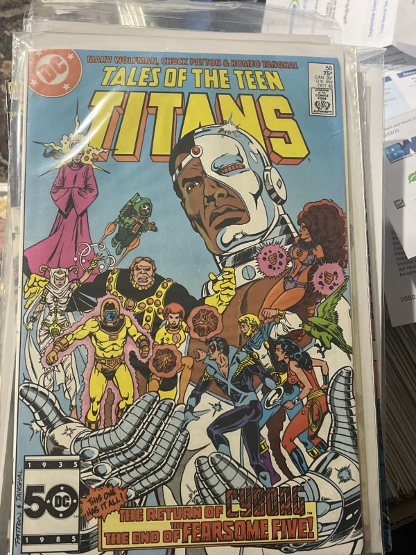 Tales of the Teen Titans 58 Comic Books Copper Age, DC Comics, Superhero /