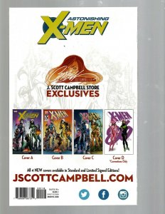 Astonishing X-Men # 1 C NM Marvel Comic SIGNED J. Scott Campbell Variant TW1