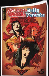 Red Sonja and Vampirella Meet Betty and Veronica #1 Cover B (2019) Vampirella