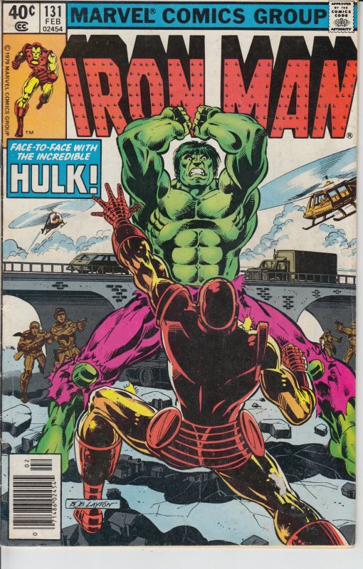 IRON MAN #131 (Feb 1980) VG+ 4.5, off white to white