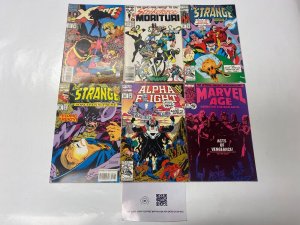 6 MARVEL comic books X-Force #27 Strikeforce #5 Strange #46 56 52 KM15