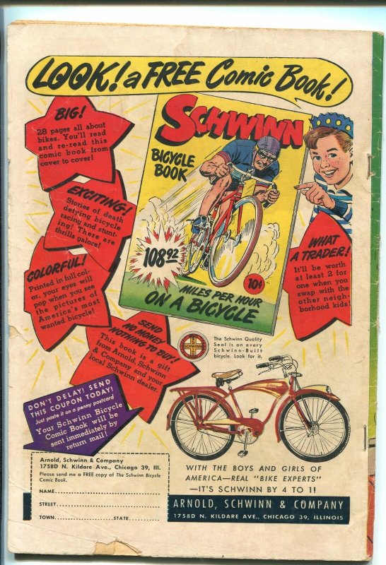 MASTER  #103 1949-FAWCETT-CAPT MARVEL JR-TOM MIX-NYOKA-BULLETMAN-vg