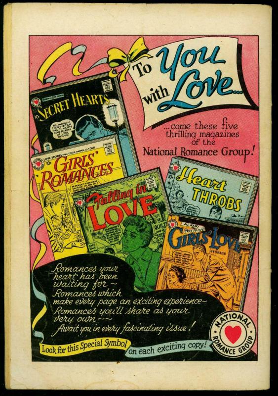 Secret Hearts #41 1957- DC Romance-  Campfire G/VG