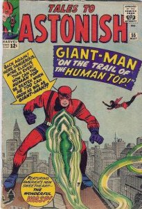 Tales to Astonish (1959 series)  #55, Fine- (Stock photo)