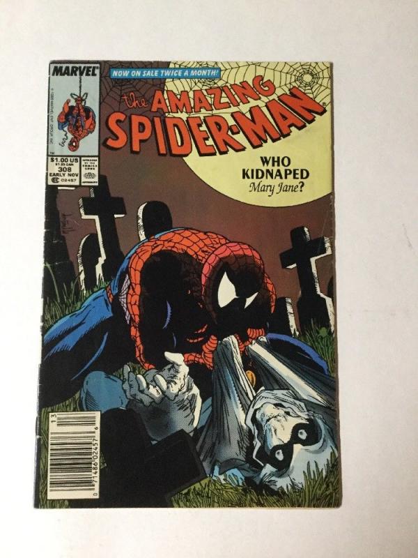 Amazing Spider-man 308 Fn Fine Newsstand