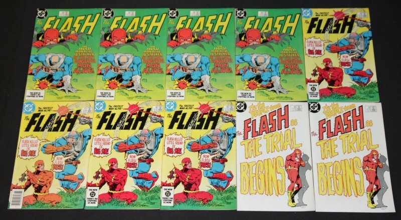 Vintage DC Copper Age Flash 50pc High Grade Comic Lot JLA