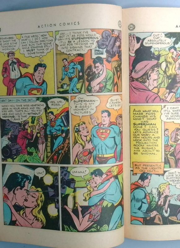 Action Comics #120 Superman, Congo Bill GOLDE AGE DC 1948 BW1