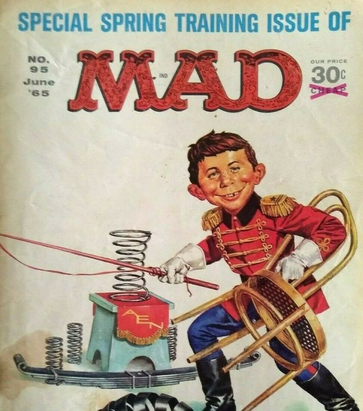 MAD Magazine June 1965 Issue No 95 Peyton Place TV Show Parody Passion Place