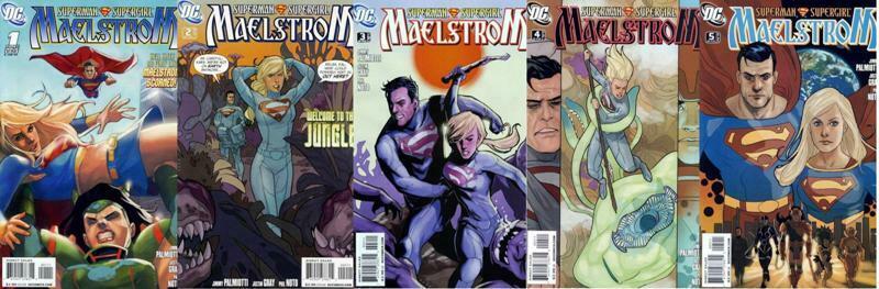 SUPERMAN SUPERGIRL MAELSTROM 2008 1-5  COMPLETE COMICS BOOK