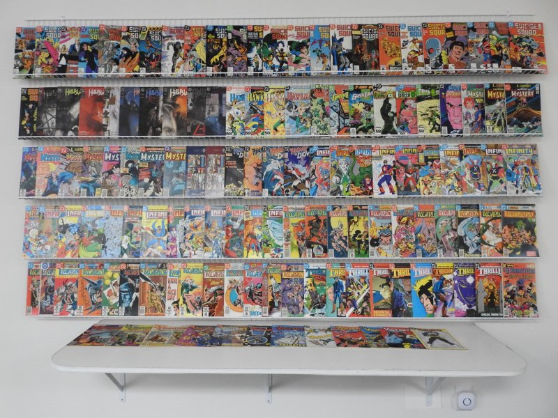 Huge Lot of 130+ Comics W/ Suicide Squad, Green Lantern, Warlord Avg. FN+ Cond.