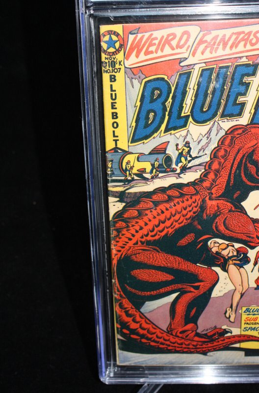 Blue Bolt #107 (CGC 5.0) L.B. Cole Cover - 1950