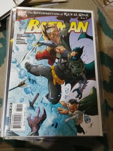 Batman #671  2008 dc  GRANT MORRISON ressurection of  RA'S AL GHUL PT 4 