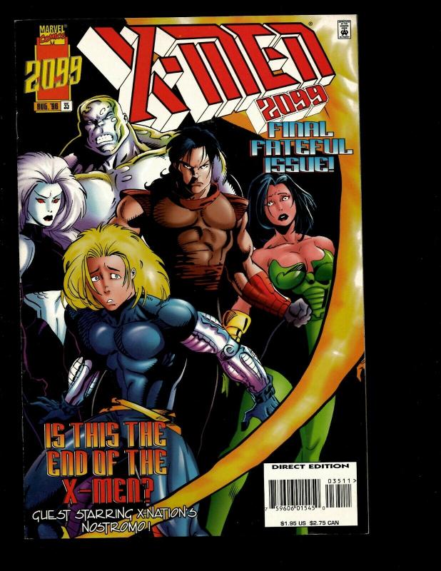 Lot Of 9 X-Men 2099 AD Marvel Comics # 25 26 29 31 32 33 34 35 Special # 1 EK10