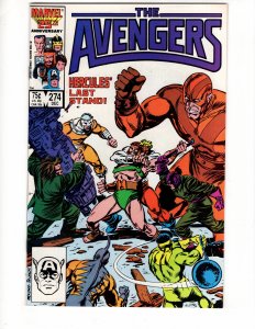 The Avengers #274 HERCULES vs THE WRECKING CREW !!! BOOOOOM !!!!!