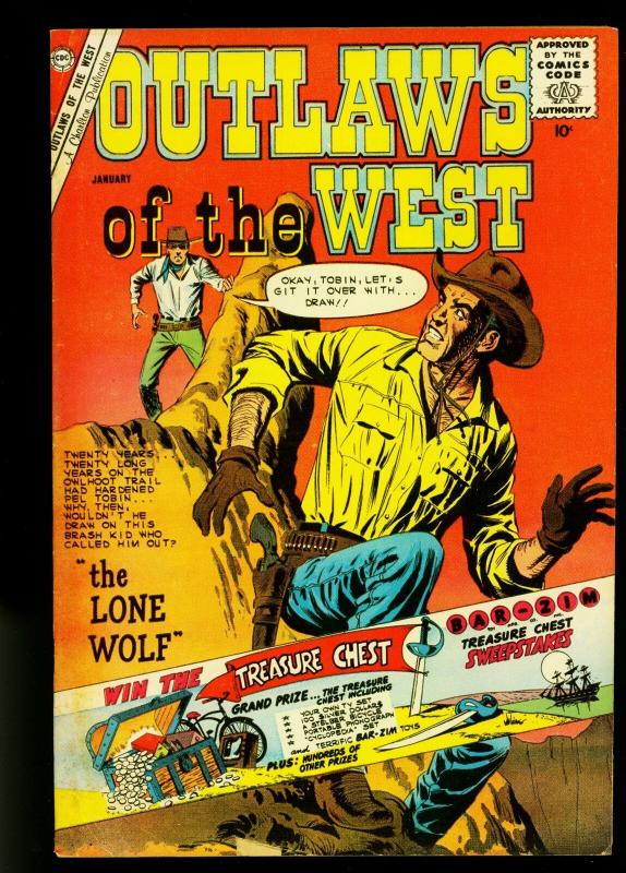 Outlaws of the West #29 1960- Lone Wolf- Charlton Western- VG