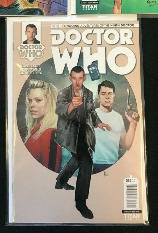 DR WHO #3x2, 7 3PC LOT (FN/VF) 9TH & 10TH DOCTORS!! 2015-16