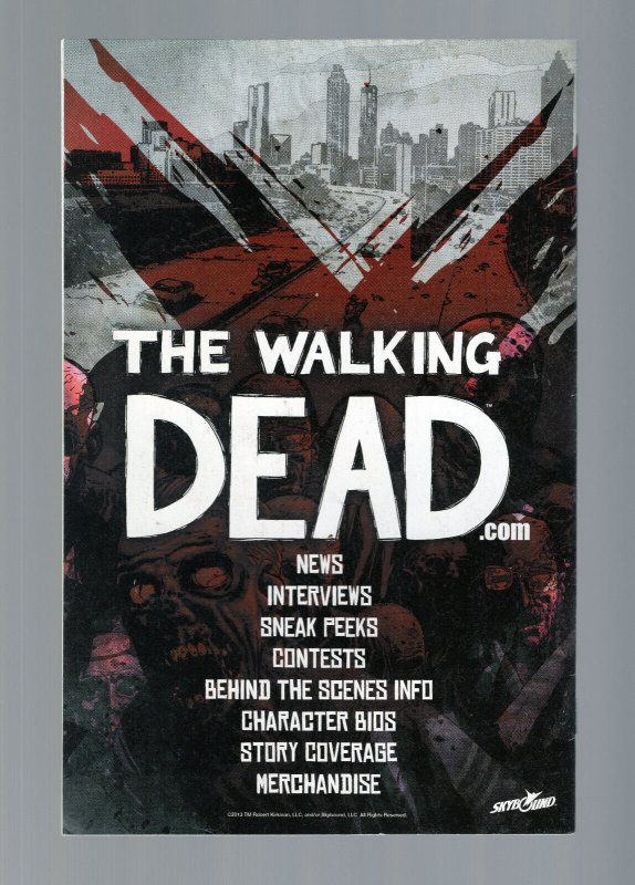 The Walking Dead #1 - Wizard World Tulsa 2015 Variant Cover. (6.5) 2015