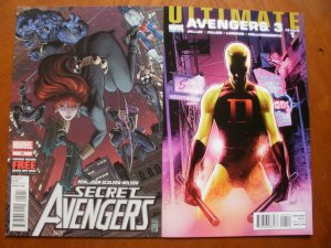 2 Near-Mint Marvel Comic: SECRET AVENGERS #29 (2012) & ULTIMATE AVENGERS 3 #1