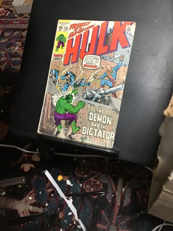 The Incredible Hulk #133 (1970) 1st Draxon The Dictator! Wow! Mid-grade VG/FN