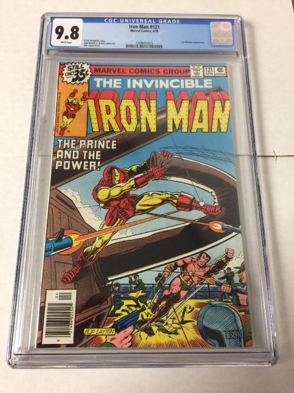 Iron Man 121 Cgc 9.8 White Pages