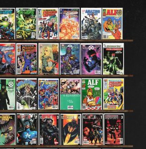 Huge Lot 150+ Comics with Alf, New X-Men, Squadron Supreme & More!