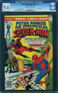 Spectacular Spider-Man #1 (1976) CGC 9.6 NM+