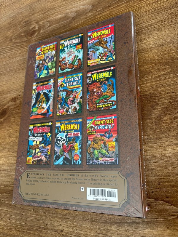 Marvel Masterworks Vol # 369 Werewolf By Night Limited To 560 SEALED Copy 1 J422