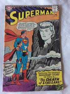 SUPERMAN -ASSORTED TITLES 8 BOOKS / GRADES VARY