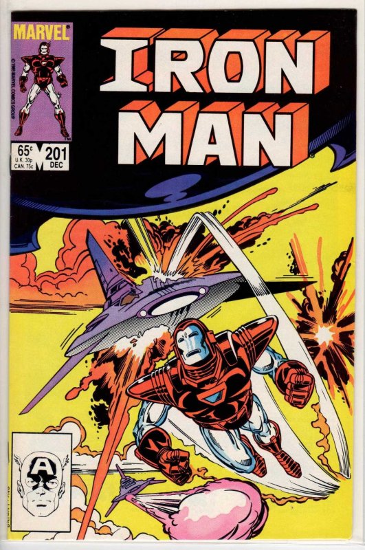 Iron Man #201 Direct Edition (1985) 9.0 VF/NM