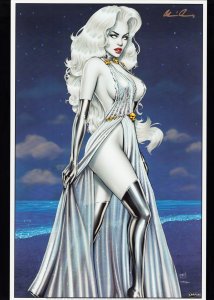 Lady Death Blasphemy Anthem #1 Silver Chase Edition Cover Art SIGNED Print w/COA