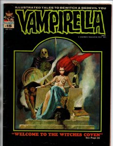 Vampirella #15 - vampire - Horror Magazine - Warren - 1971 - VG+