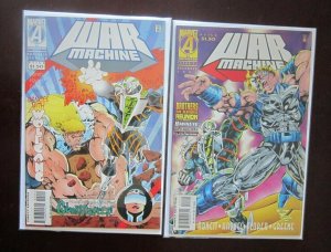 War Machine comic lot from #2 end #21 all 18 diff books 6.0 FN (1994) 1st Series