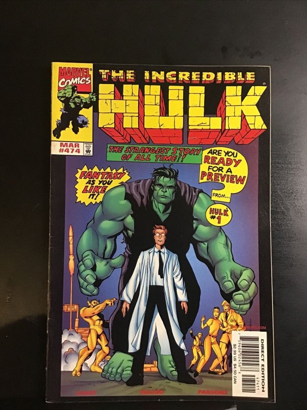Marvel Comics THE INCREDIBLE HULK # 474 (1999)  FINAL ISSUE  Low Print Run