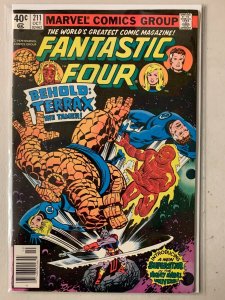 Fantastic Four #211 newsstand, 1st appearance Terrax the Tamer 6.0 (1979)