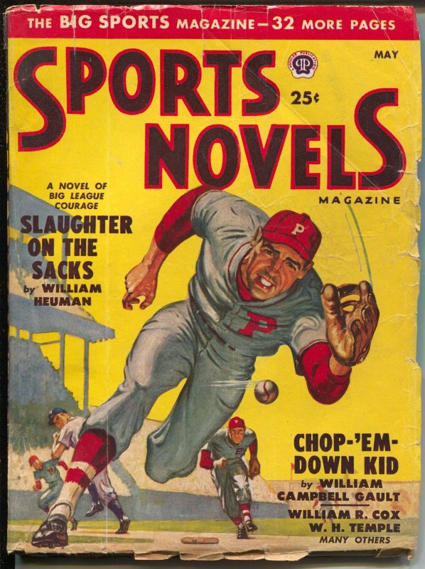 Sports Novels 5/1950-Popular-baseball-boxing-football-VG