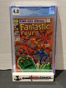 Fantastic Four King Size # 6 CGC 4.0 Marvel 1968 1st App Of Annhilus [GC31]