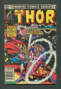 Thor #322   3.0-3.5 VG  Newsstand   August 1982