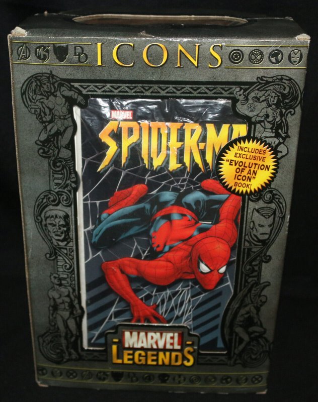 Marvel Legends Icons: Spider-Man Figure - 2006 Signed by Todd McFarlane