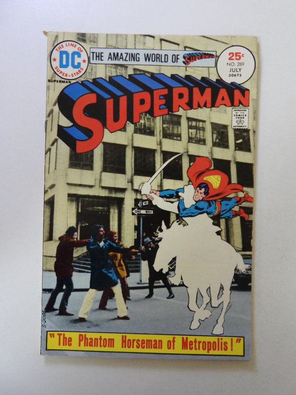 Superman #289 (1975) FN- condition