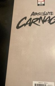 ABSOLUTE CARNAGE #4 1:100 RYAN STEGMAN VIRGIN VARIANT VF/NM MARVEL COMICS 2019