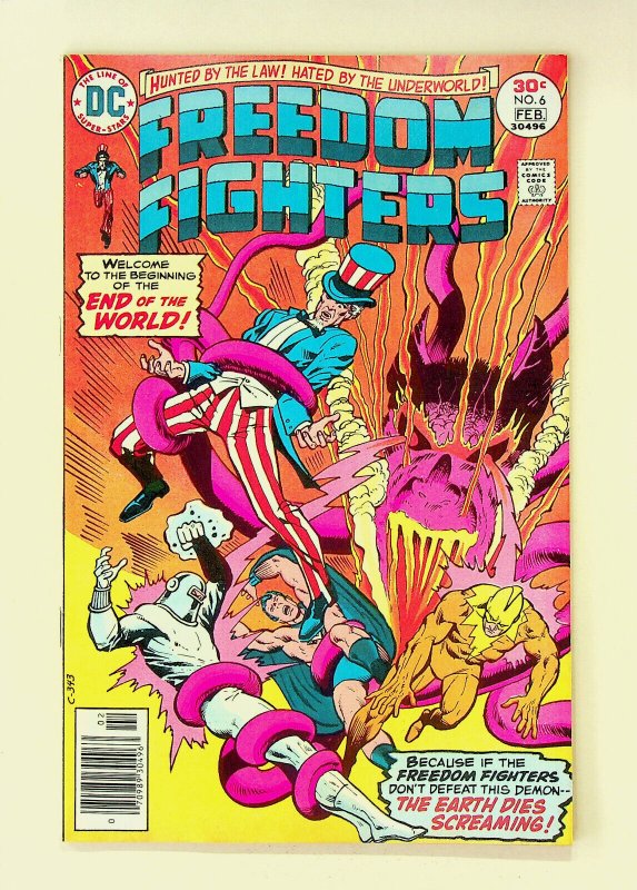 Freedom Fighters Jan Feb Dc Fine Very Fine Comic Books Bronze Age Dc Comics