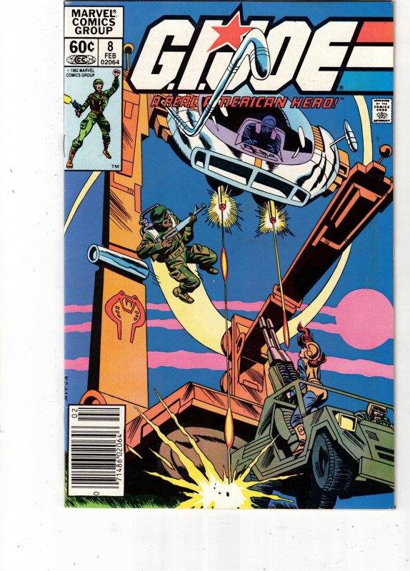 G.I. Joe: A Real American Hero #8 (1983) 8th issue high-grade NM- Lynchburg CERT