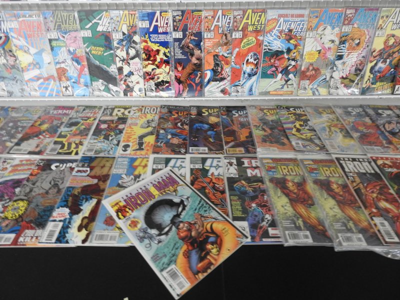 Huge Lot 160+ Comics W/ West Coast Avengers, Superman, Iron Man+ Avg VF- Cond!!